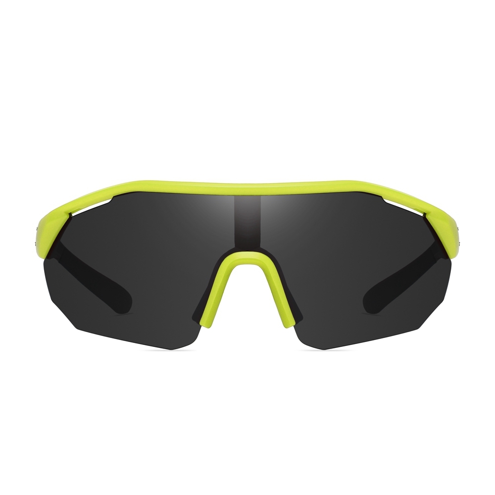 Women's Plastic Half Frame Wrap Sports Sunglasses for Men's Athletic Eyewear Wholesale Online Vented Mono Lens Large Shield Polarized Glasses