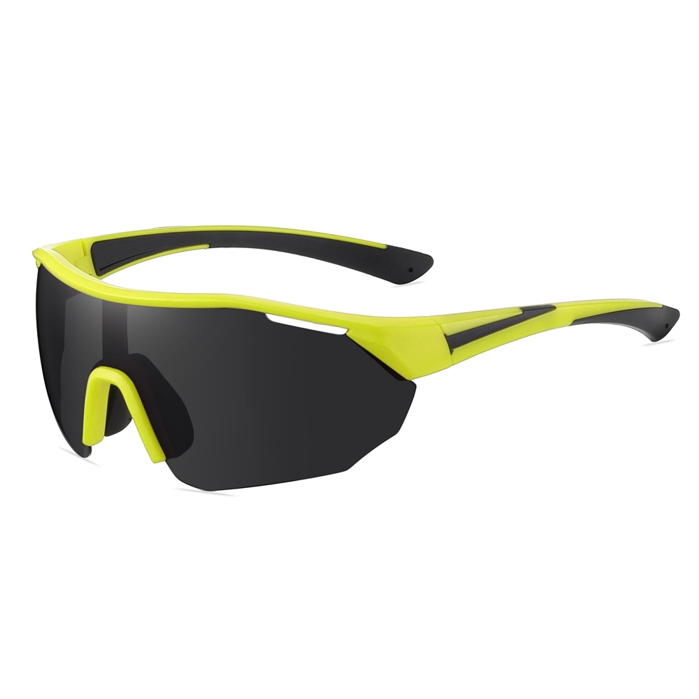 Women's Plastic Half Frame Wrap Sports Sunglasses for Men's Athletic Eyewear Wholesale Online Vented Mono Lens Large Shield Polarized Glasses