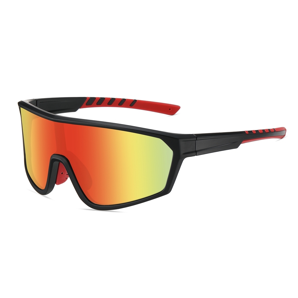 Custom Men's One Piece Wrap Around Sports Sunglasses for Bike Riding Eyewear Factory China Ladies Full Coverage Cycling Glasses Wholesale Online