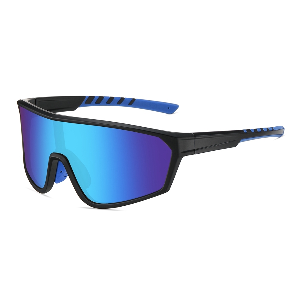Custom Men's One Piece Wrap Around Sports Sunglasses for Bike Riding Eyewear Factory China Ladies Full Coverage Cycling Glasses Wholesale Online