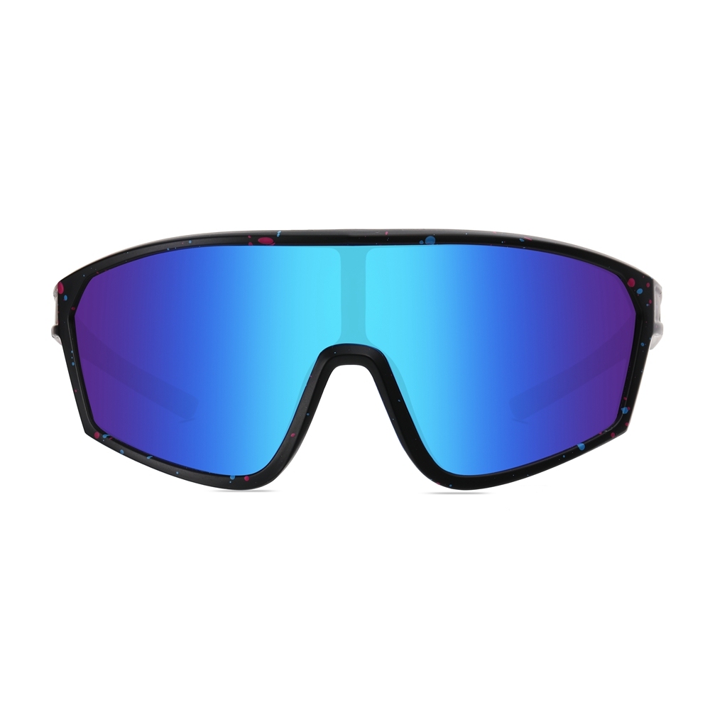 Custom Men's One Piece Wrap Around Sports Sunglasses for Bike Riding Eyewear Factory China Ladies Full Coverage Cycling Glasses Wholesale Online
