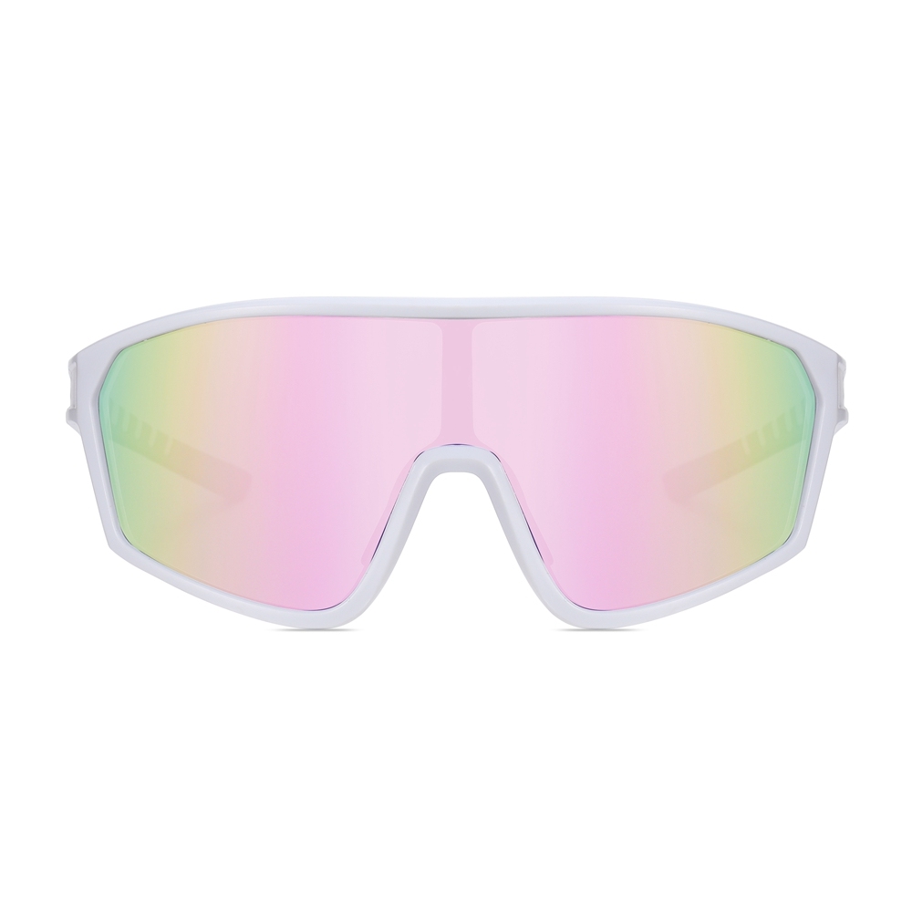 Custom Men's One Piece Wrap Around Sports Sunglasses for Bike Riding Eyewear Factory China Ladies Full Coverage Cycling Glasses Wholesale Online