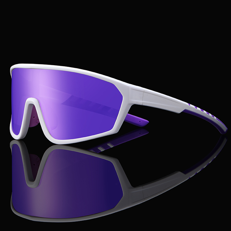 Custom Men's One Piece Wrap Around Sports Sunglasses for Bike Riding Eyewear Factory China Ladies Full Coverage Cycling Glasses Wholesale Online