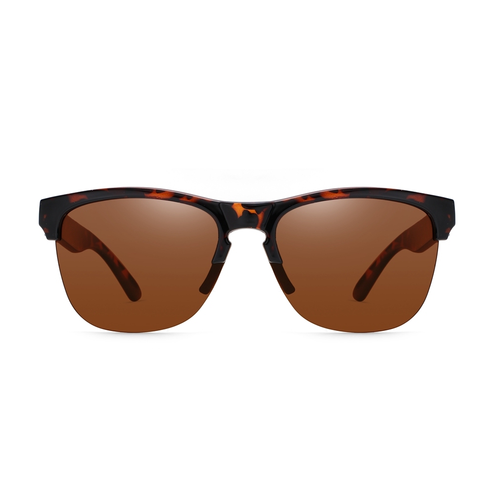 Cheap Custom Promo Sunglasses with Logo, Iconic Style Modern Design Plastic Semi-Rimless Polarized Shades for Wedding Favors Wholesale Online