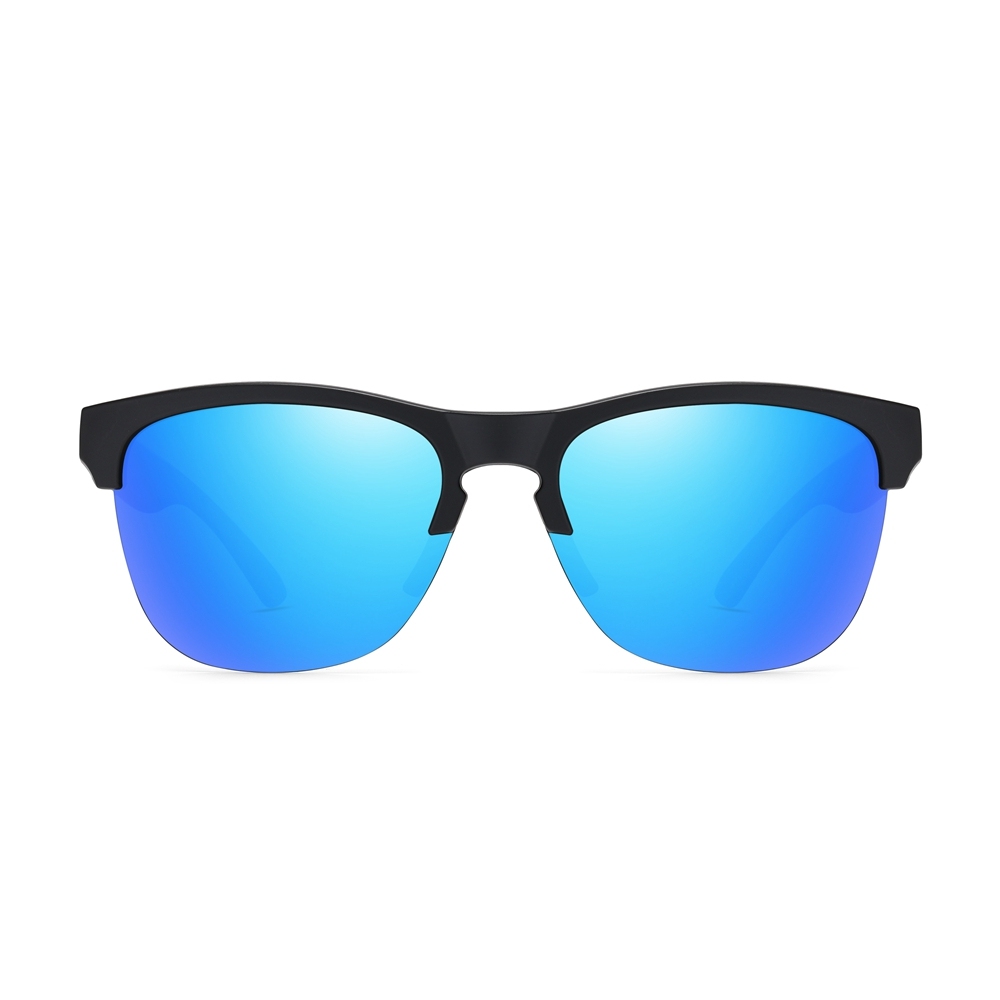Cheap Custom Promo Sunglasses with Logo, Iconic Style Modern Design Plastic Semi-Rimless Polarized Shades for Wedding Favors Wholesale Online