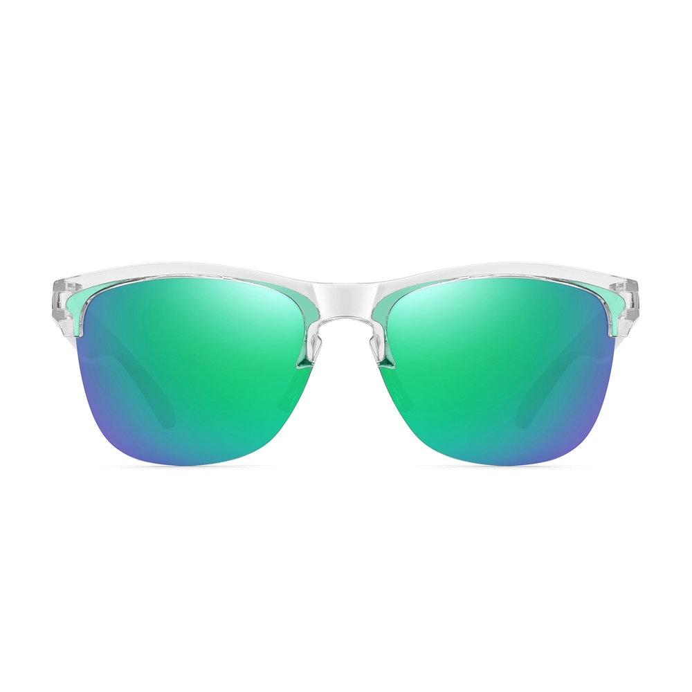 Cheap Custom Promo Sunglasses with Logo Iconic Style Modern Design Plastic Semi-Rimless Polarized Shades for Wedding Favors Wholesale Online