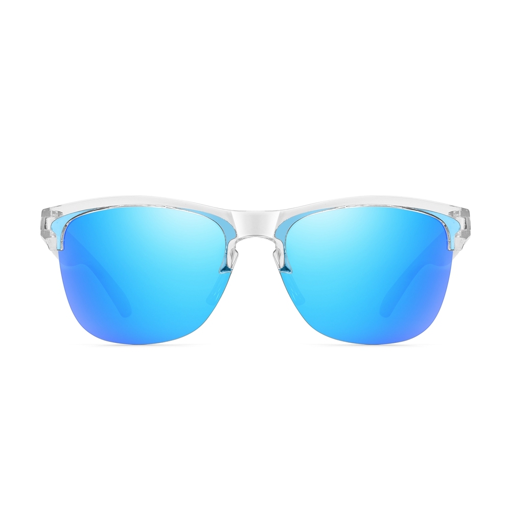 Cheap Custom Promo Sunglasses with Logo Iconic Style Modern Design Plastic Semi-Rimless Polarized Shades for Wedding Favors Wholesale Online
