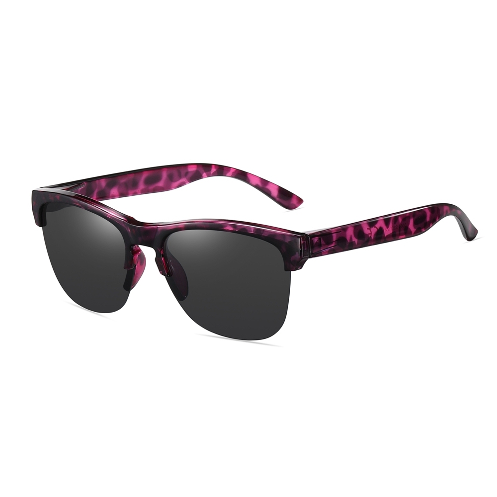 Cheap Custom Promo Sunglasses with Logo, Iconic Style Modern Design Plastic Semi-Rimless Polarized Shades for Wedding Favors Wholesale Online