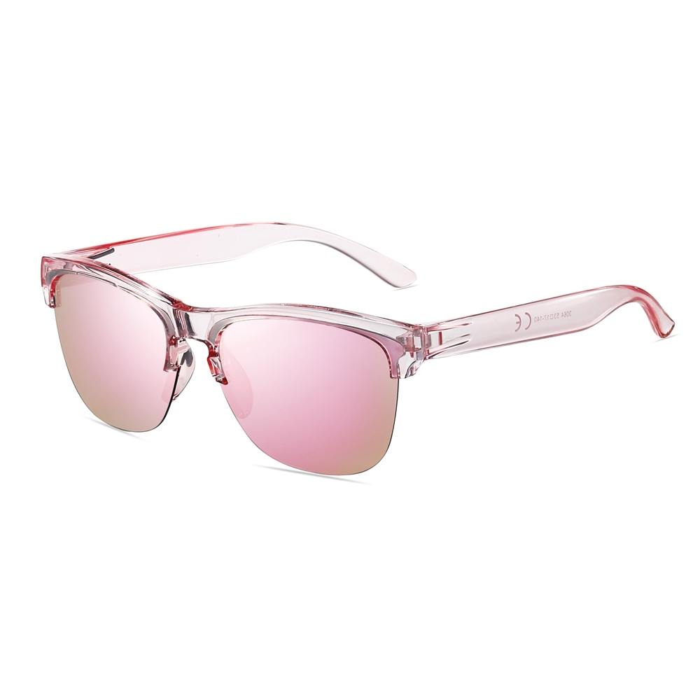 Cheap Custom Promo Sunglasses with Logo Iconic Style Modern Design Plastic Semi-Rimless Polarized Shades for Wedding Favors Wholesale Online