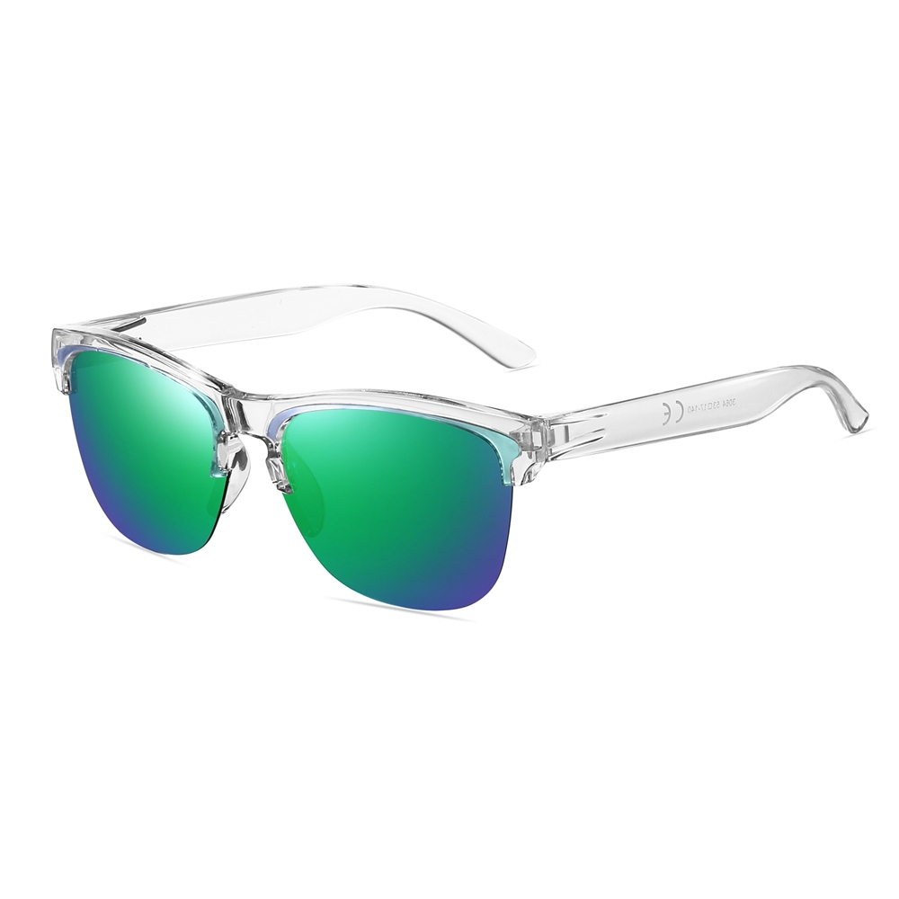 Cheap Custom Promo Sunglasses with Logo Iconic Style Modern Design Plastic Semi-Rimless Polarized Shades for Wedding Favors Wholesale Online