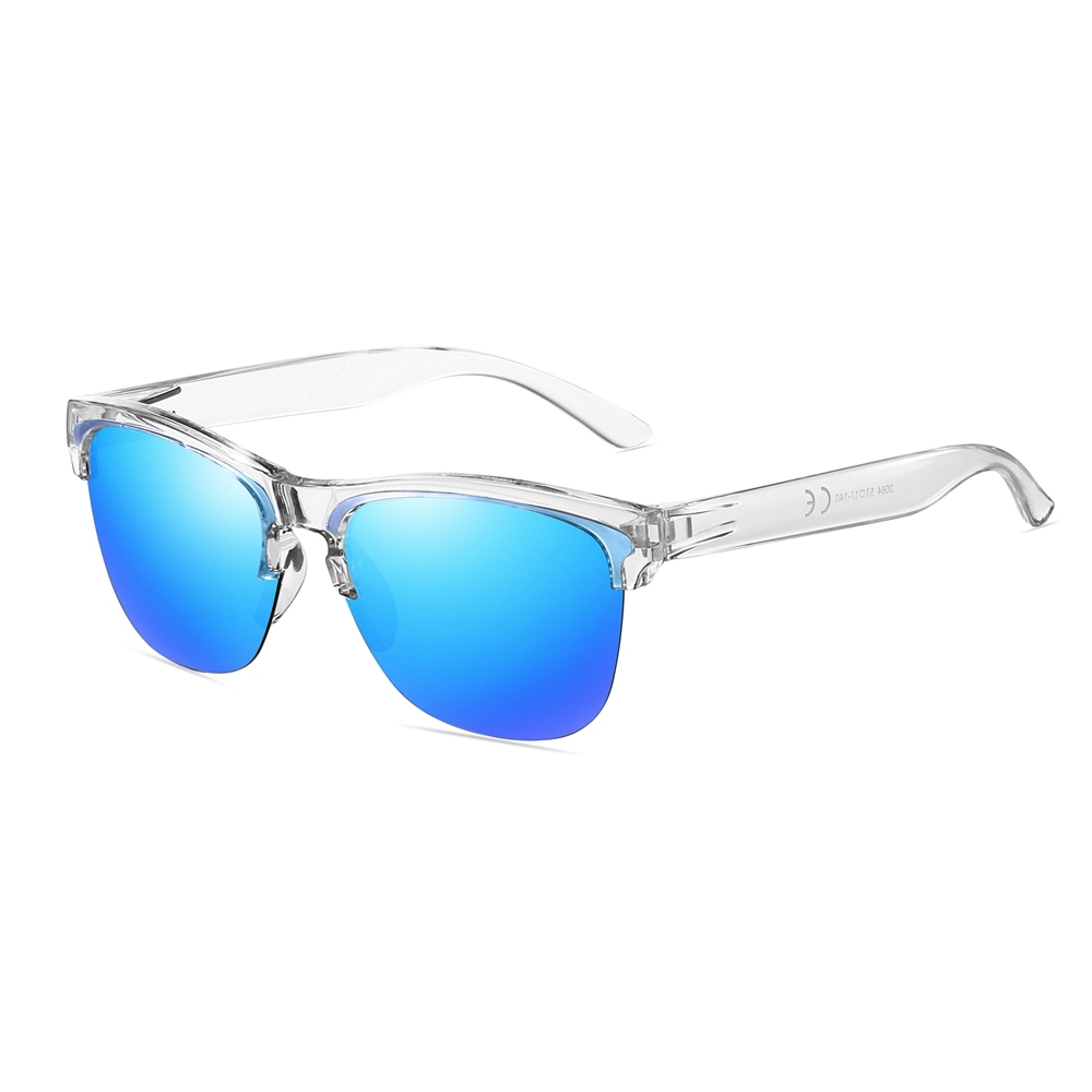 Cheap Custom Promo Sunglasses with Logo Iconic Style Modern Design Plastic Semi-Rimless Polarized Shades for Wedding Favors Wholesale Online