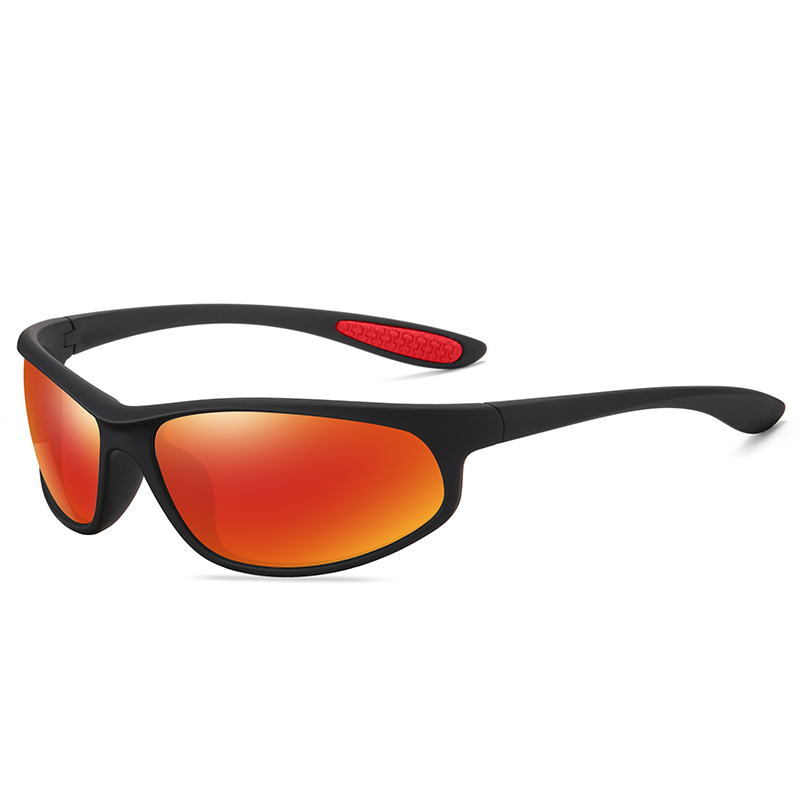 Custom Plastic High Wrap Around Sunglasses for Boating Curved Shape Outdoor Sports Eyewear Factory Outlet Polarized Running Glasses Wholesale Online