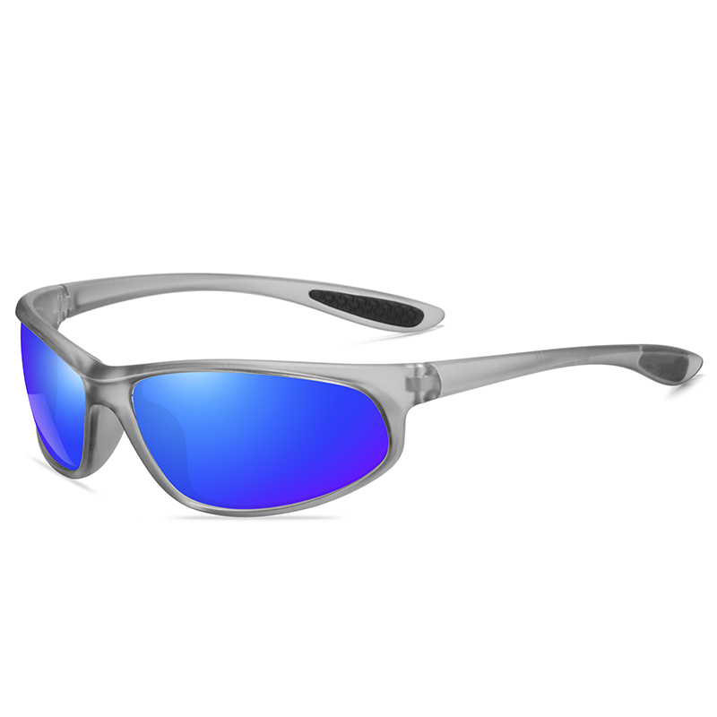 Custom Plastic High Wrap Around Sunglasses for Boating Curved Shape Outdoor Sports Eyewear Factory Outlet Polarized Running Glasses Wholesale Online