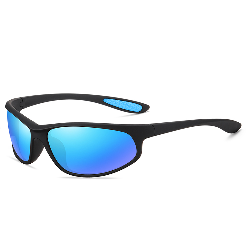 Custom Plastic High Wrap Around Sunglasses for Boating Curved Shape Outdoor Sports Eyewear Factory Outlet Polarized Running Glasses Wholesale Online