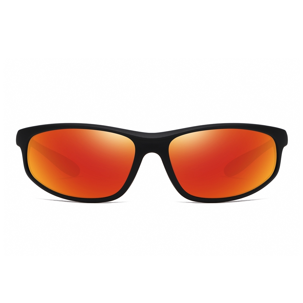 Custom Plastic High Wrap Around Sunglasses for Boating Curved Shape Outdoor Sports Eyewear Factory Outlet Polarized Running Glasses Wholesale Online