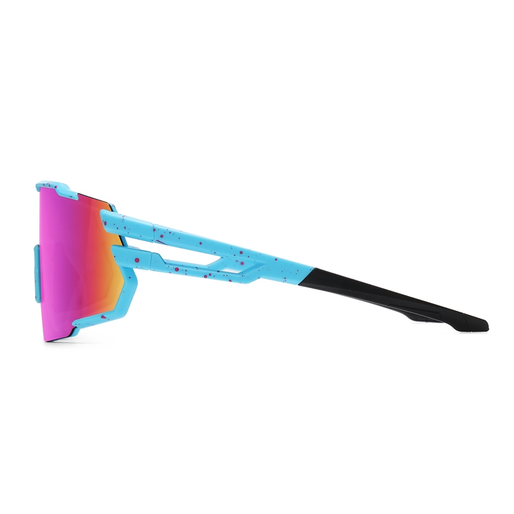 Unisex Stylish Polarized Bicycle Sunglasses with Rx Insert for Prescription Sports Eyewear Wholesale One Piece Cycling Glasses Bike Riding Shades