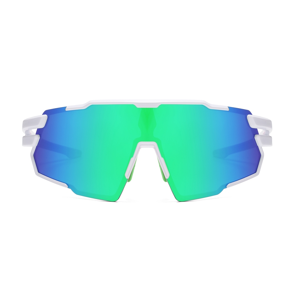 Unisex Stylish Polarized Bicycle Sunglasses with Rx Insert for Prescription Sports Eyewear Wholesale One Piece Cycling Glasses Bike Riding Shades