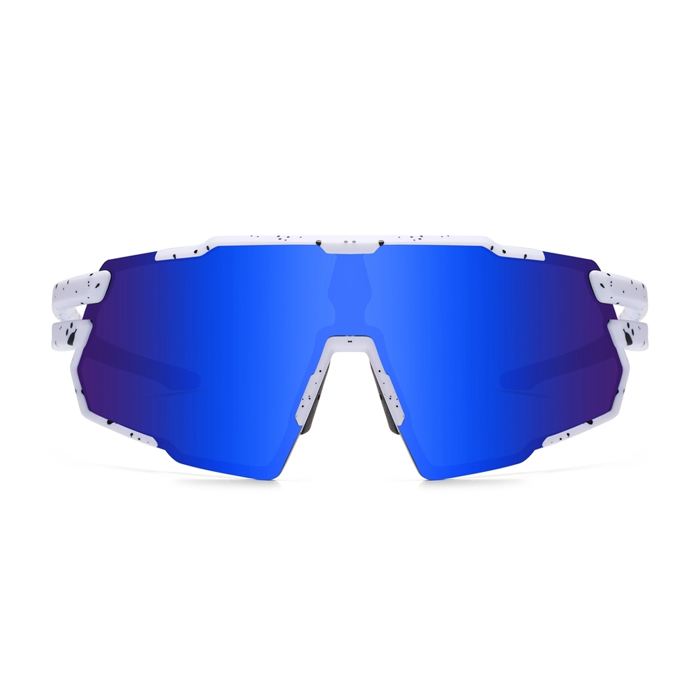 Unisex Stylish Polarized Bicycle Sunglasses with Rx Insert for Prescription Sports Eyewear Wholesale One Piece Cycling Glasses Bike Riding Shades