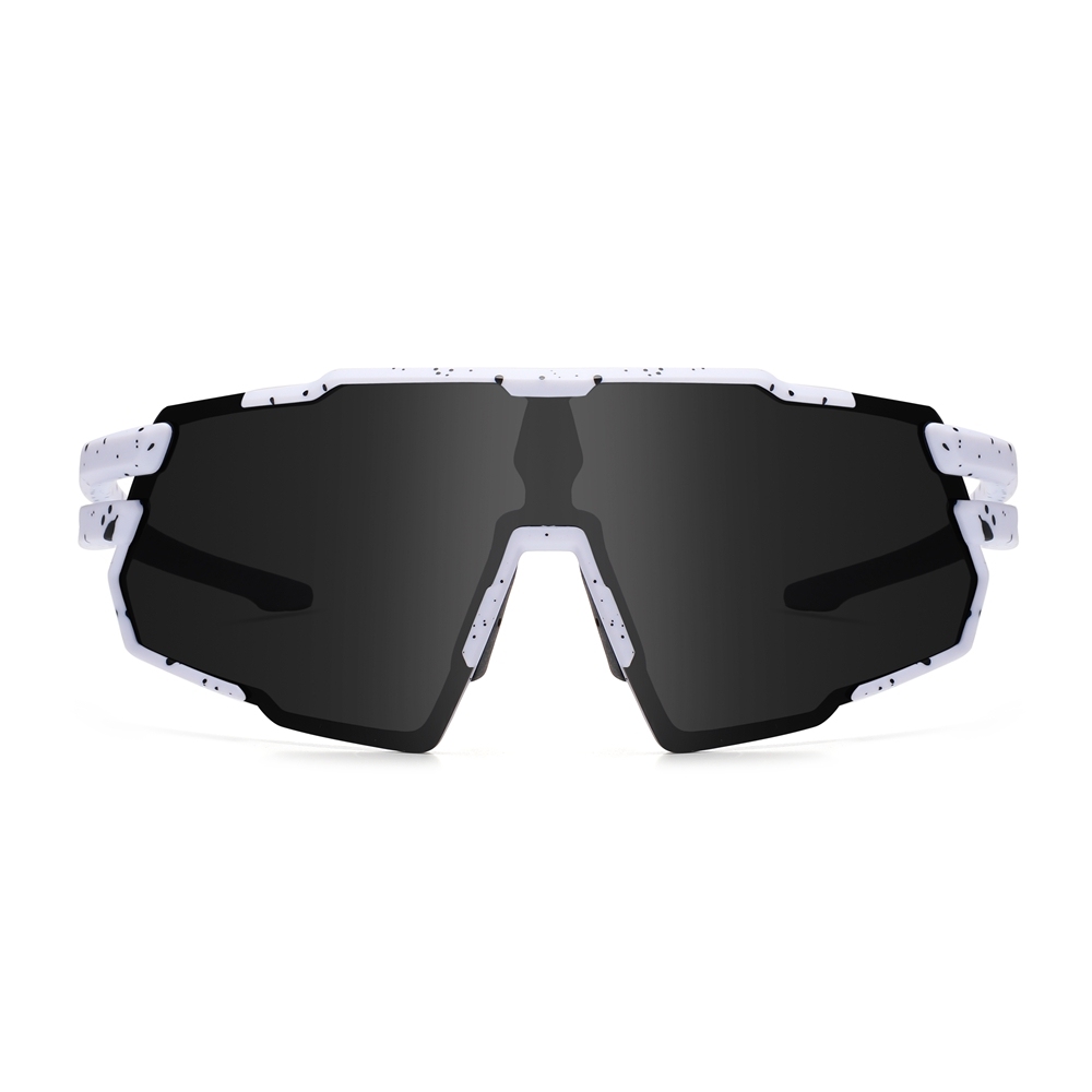 Unisex Stylish Polarized Bicycle Sunglasses with Rx Insert for Prescription Sports Eyewear Wholesale One Piece Cycling Glasses Bike Riding Shades