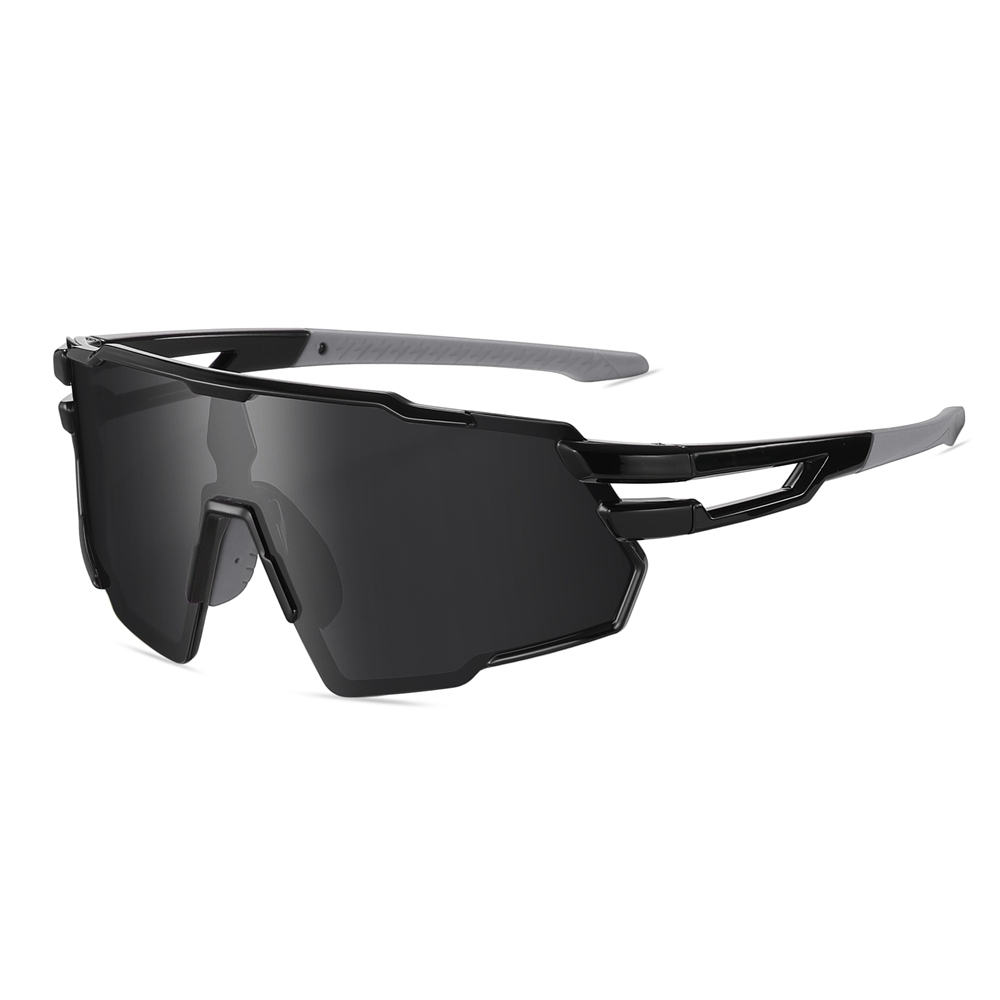 Unisex Stylish Polarized Bicycle Sunglasses with Rx Insert for Prescription Sports Eyewear Wholesale One Piece Cycling Glasses Bike Riding Shades