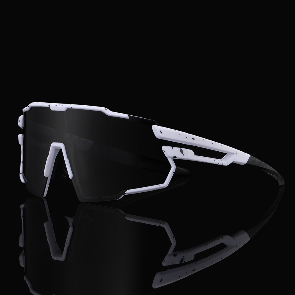 Unisex Stylish Polarized Bicycle Sunglasses with Rx Insert for Prescription Sports Eyewear Wholesale One Piece Cycling Glasses Bike Riding Shades