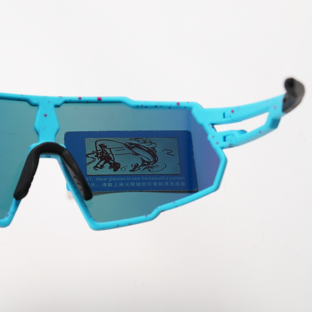 Unisex Stylish Polarized Bicycle Sunglasses with Rx Insert for Prescription Sports Eyewear Wholesale One Piece Cycling Glasses Bike Riding Shades