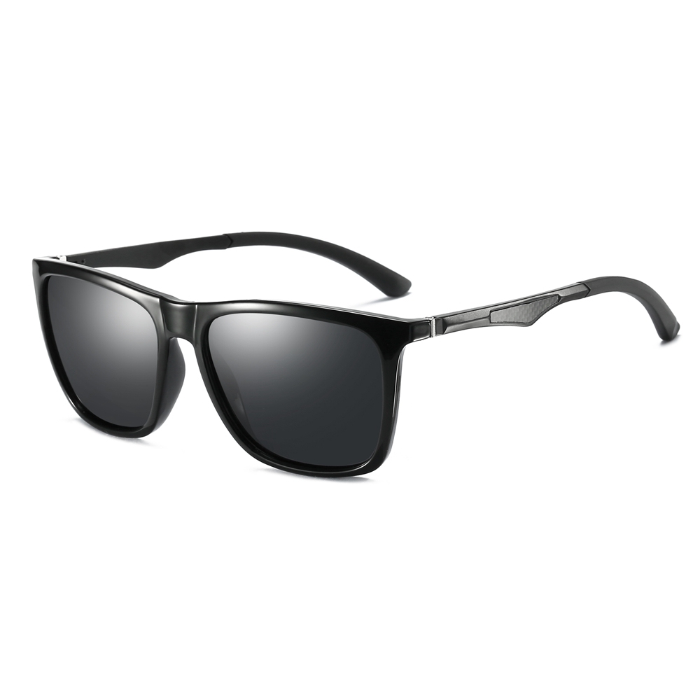 Affordable Wholesale Men's Active Lifestyle Sunglasses with Flexible Aluminum Arms Everyday Wear for Women Polarized Square Shades Customization