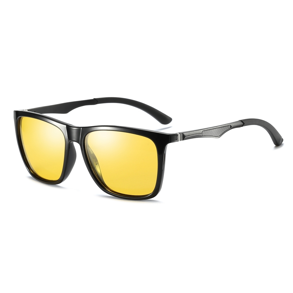 Affordable Wholesale Men's Active Lifestyle Sunglasses with Flexible Aluminum Arms Everyday Wear for Women Polarized Square Shades Customization