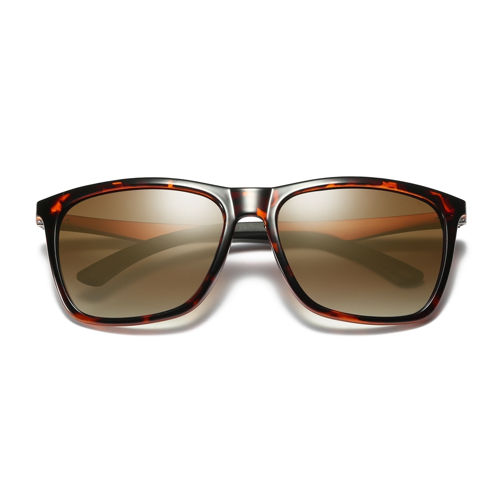 Affordable Wholesale Men's Active Lifestyle Sunglasses with Flexible Aluminum Arms Everyday Wear for Women Polarized Square Shades Customization