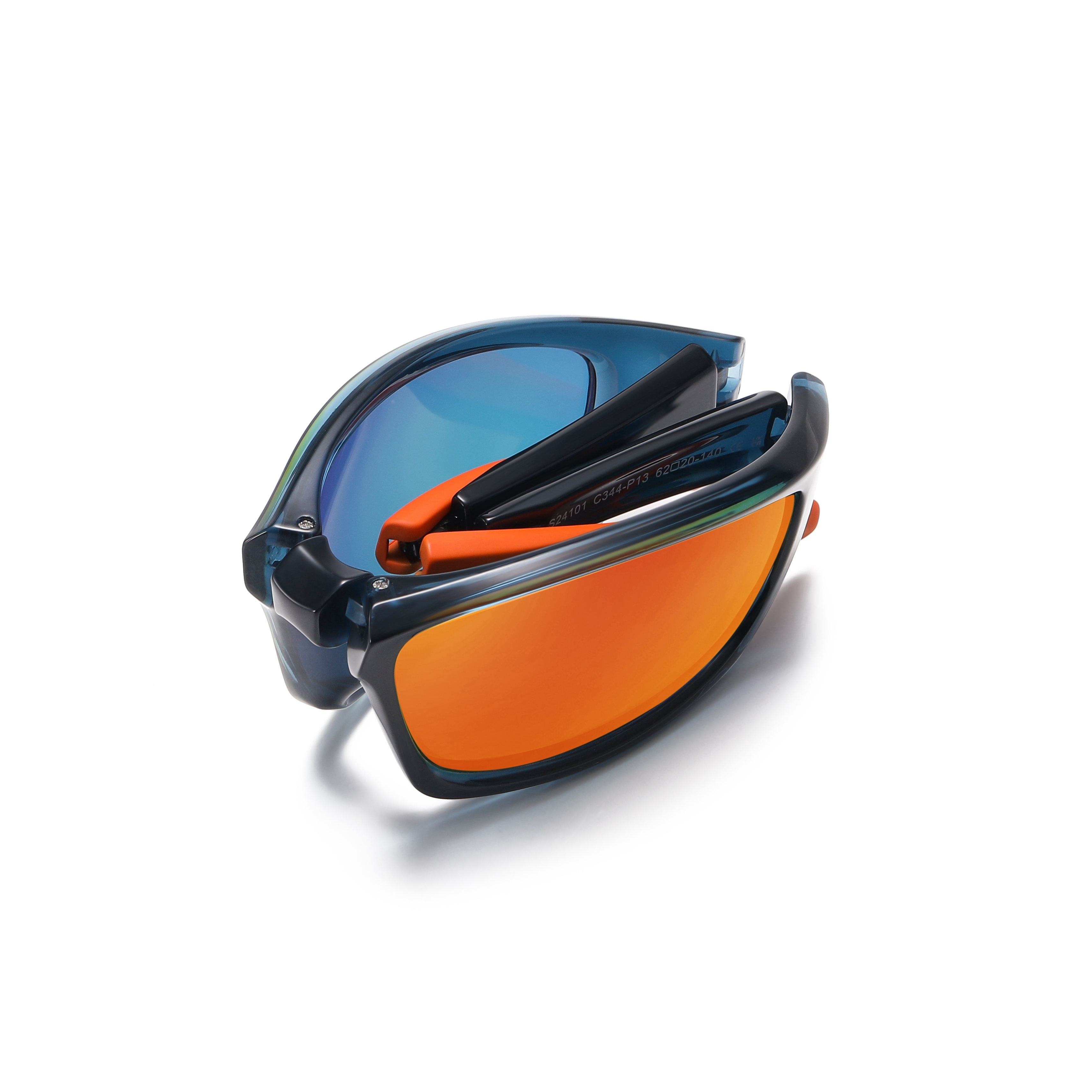 Custom TR90 Pocket Foldable Sports Sunglasses for Mens Running Shades Portable Wrap Around Polarized Folding Glasses Wholesale Online