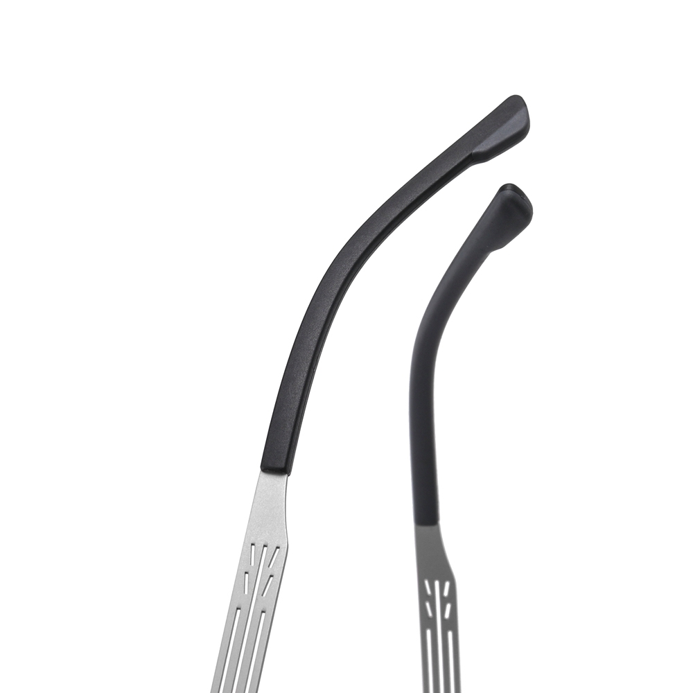 Custom Men's Stylish Stainless Steel Aviator Sunglasses with Unique Cut-out Temple Detailing UV Protection Sun Glasses Vendors Wholesale Online