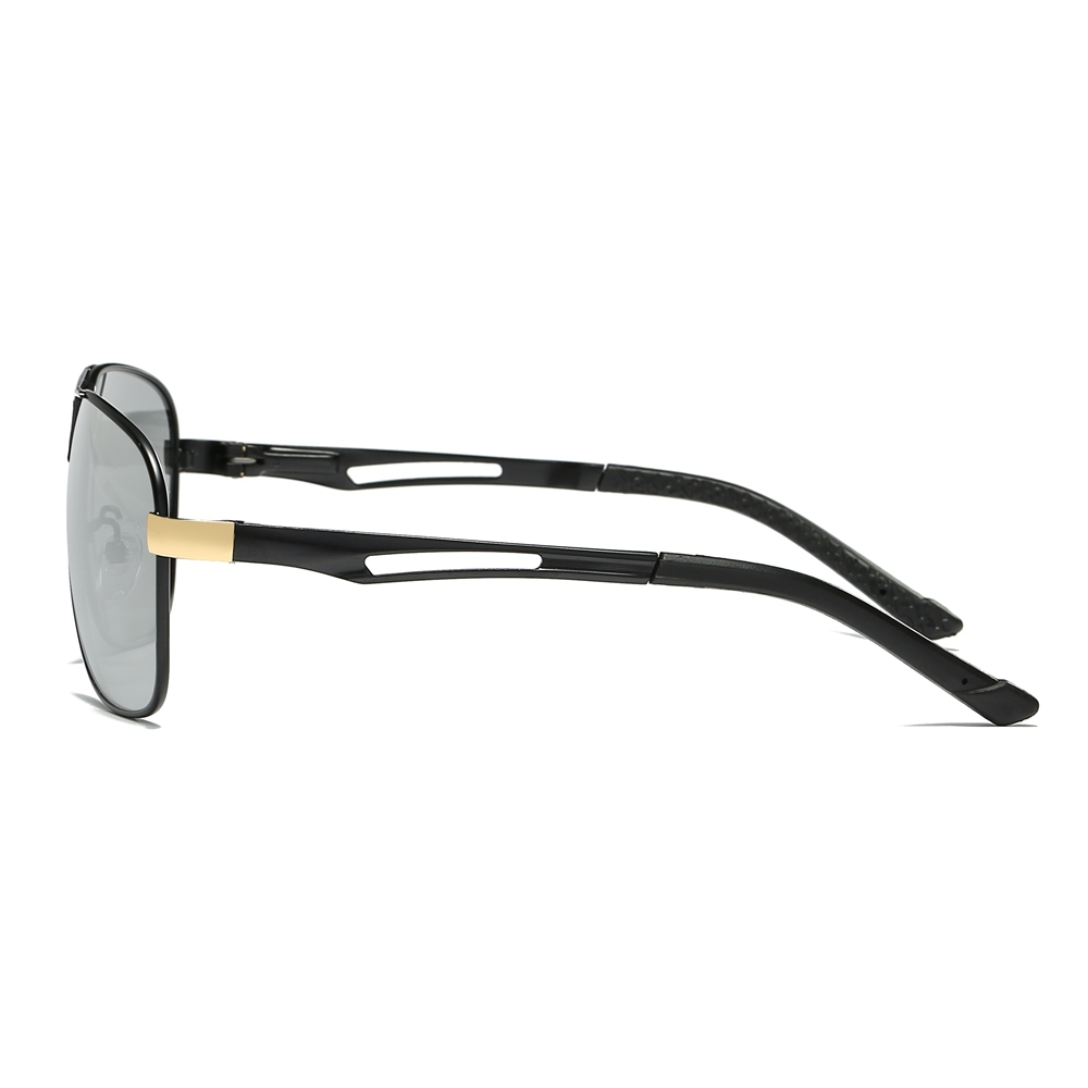 Custom Oversized Square Aviator Polarized Sunglasses with Photochromic Lenses Shades for Men's Transition Driving Glasses Wholesale Online