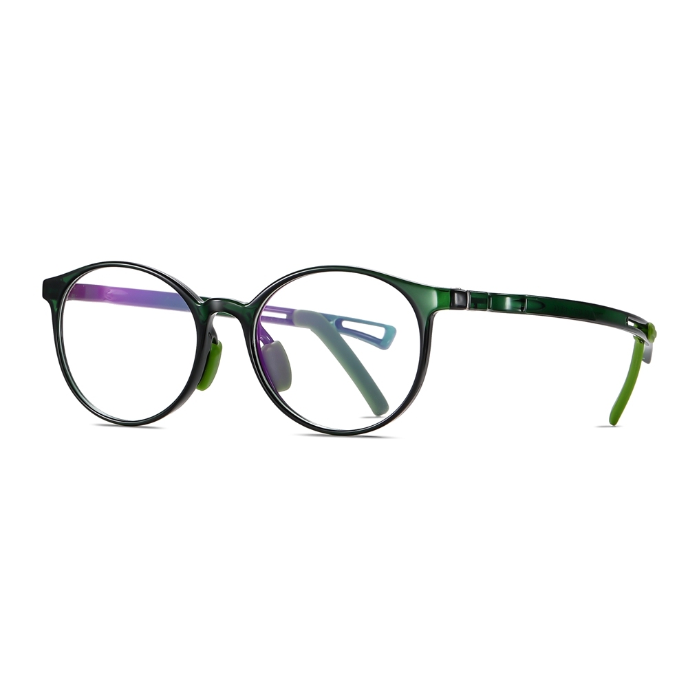 Custom Kids TR90 Oval Optical Frames with Anti-Slip Ear Hooks Blue Light Filter Glasses for Children's Prescription Eyeglasses Wholesale Online