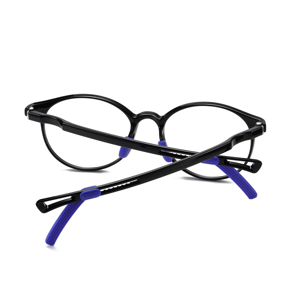 Custom Kids TR90 Oval Optical Frames with Anti-Slip Ear Hooks Blue Light Filter Glasses for Children's Prescription Eyeglasses Wholesale Online