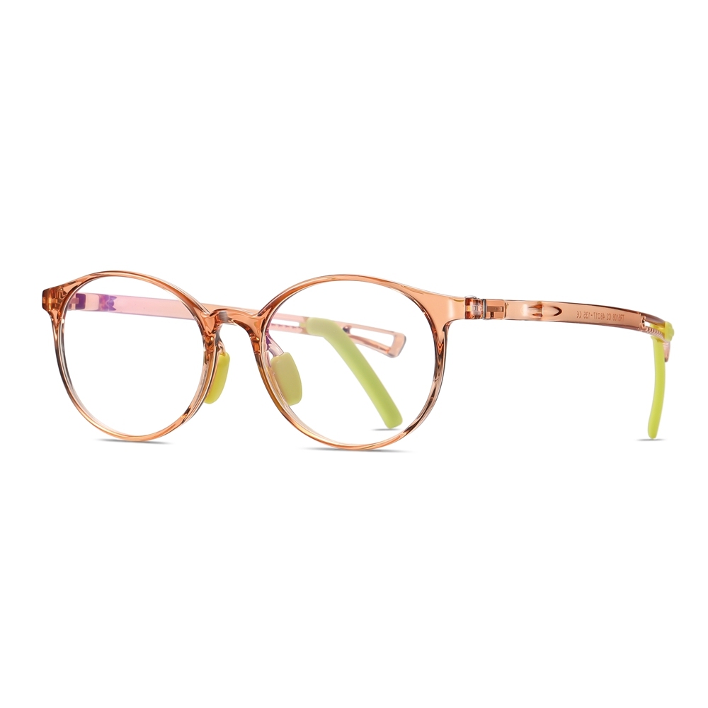 Custom Kids TR90 Oval Optical Frames with Anti-Slip Ear Hooks Blue Light Filter Glasses for Children's Prescription Eyeglasses Wholesale Online