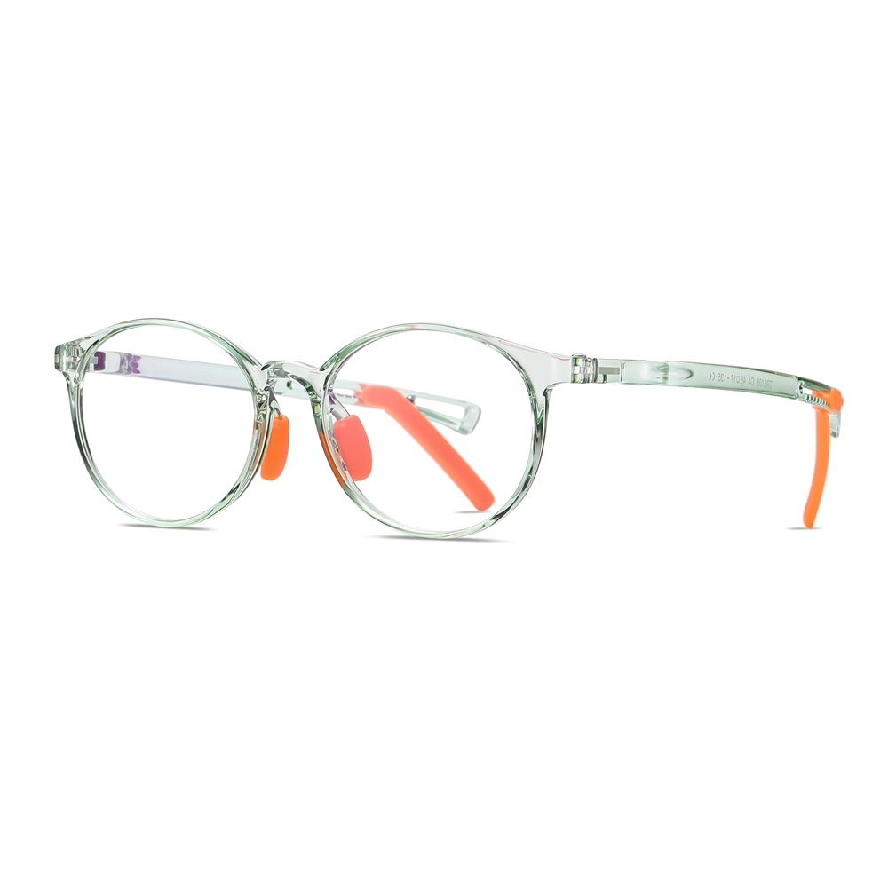 Custom Kids TR90 Oval Optical Frames with Anti-Slip Ear Hooks Blue Light Filter Glasses for Children's Prescription Eyeglasses Wholesale Online