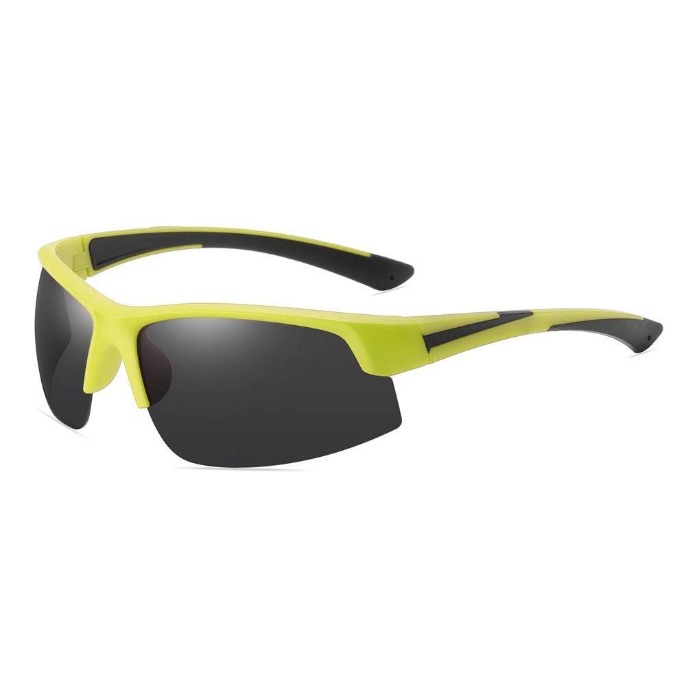 Wholesale Womens Polycarbonate Half Frame Wrap Sunglasses Outdoor Sports Shades for Men's Polarized Running Glasses Manufacturer China Online