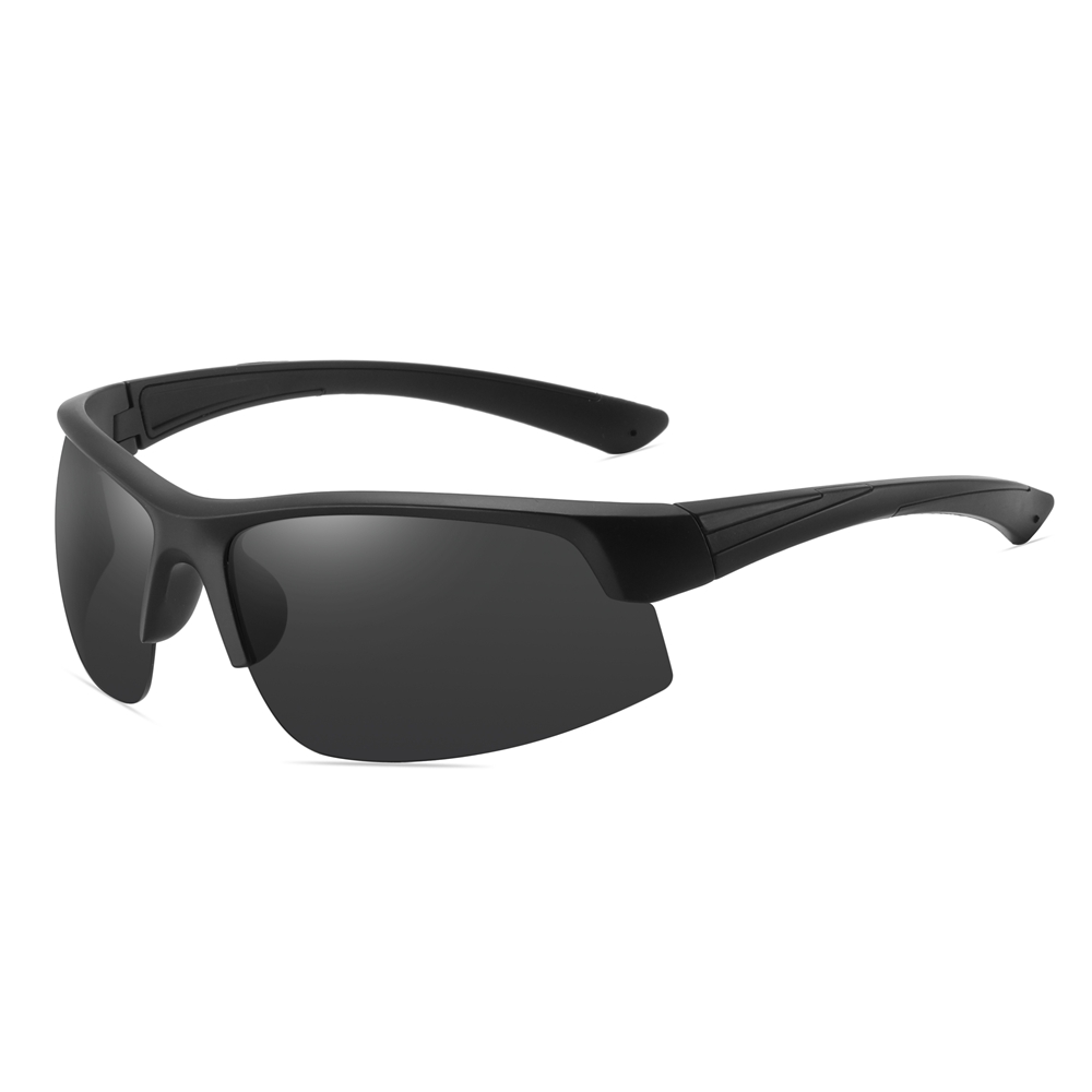 Wholesale Womens Polycarbonate Half Frame Wrap Sunglasses Outdoor Sports Shades for Men's Polarized Running Glasses Manufacturer China Online