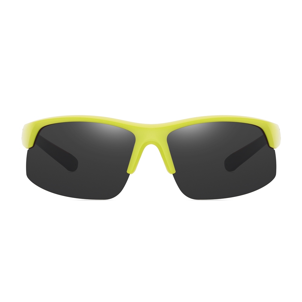 Wholesale Womens Polycarbonate Half Frame Wrap Sunglasses Outdoor Sports Shades for Men's Polarized Running Glasses Manufacturer China Online