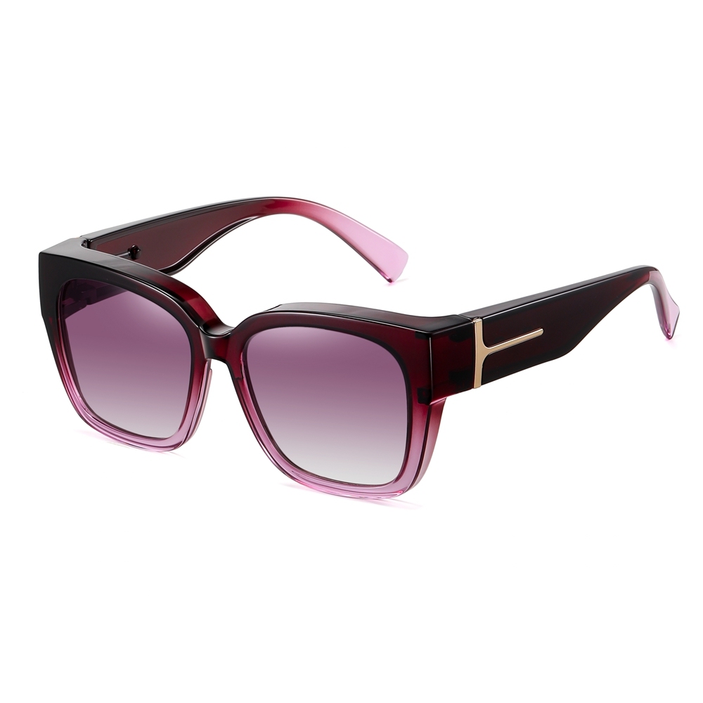 Custom Unisex TR90 Square Polarized Fitover Sunglasses to Wear Over Prescription Eyeglasses for Driving Shades that Cover Glasses Wholesale Online
