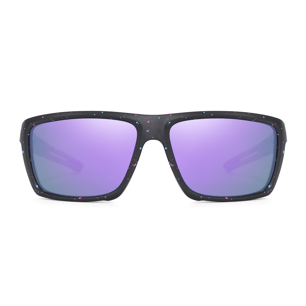 Custom Unisex Injected Sporty Casual Sunglasses with Vents Athleisure Square Polarized Glasses for Running and Hiking Eyewear Wholesale Online