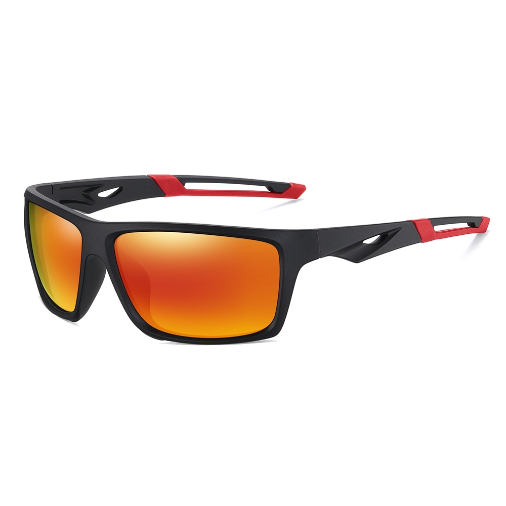Custom Unisex Injected Sporty Casual Sunglasses with Vents Athleisure Square Polarized Glasses for Running and Hiking Eyewear Wholesale Online