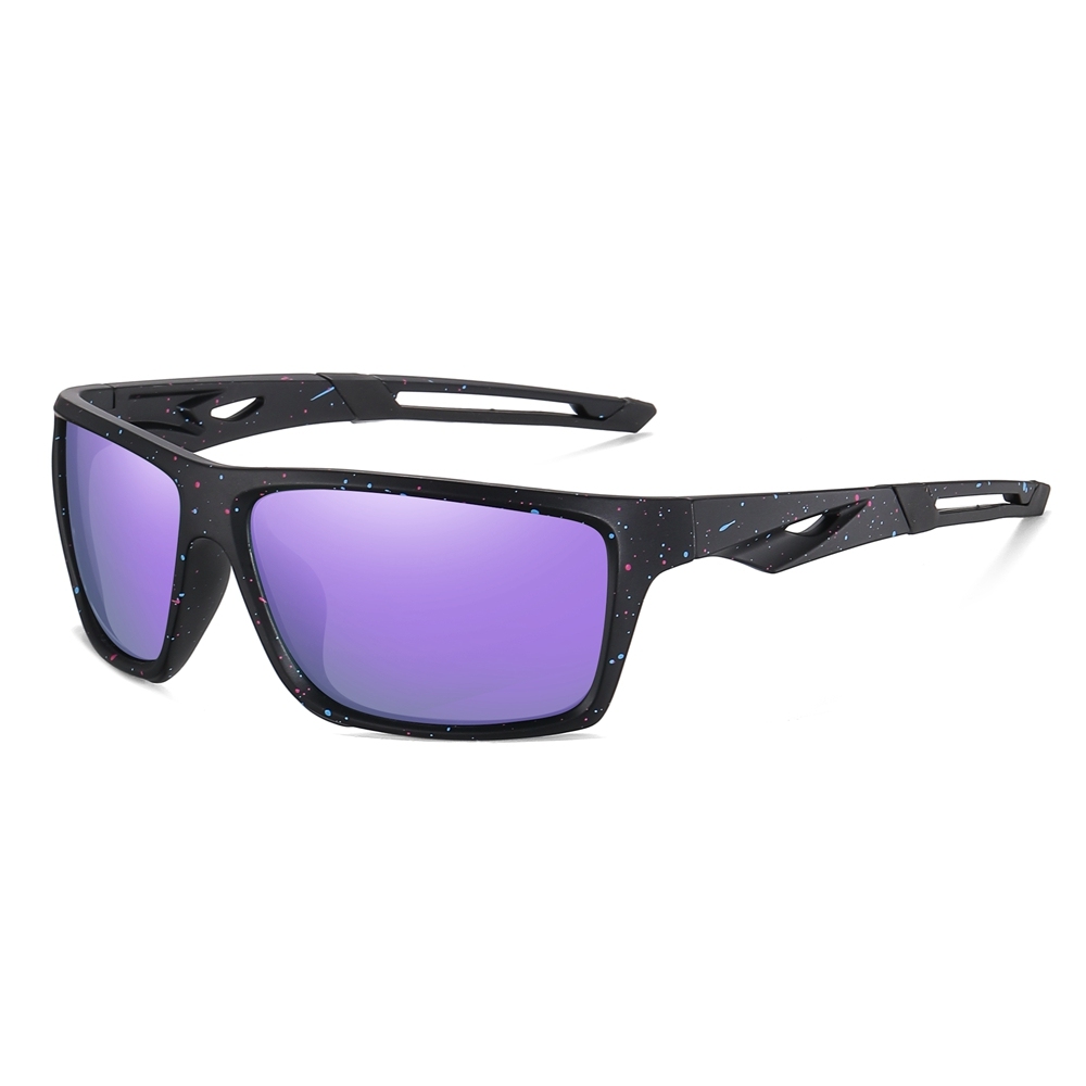 Custom Unisex Injected Sporty Casual Sunglasses with Vents Athleisure Square Polarized Glasses for Running and Hiking Eyewear Wholesale Online