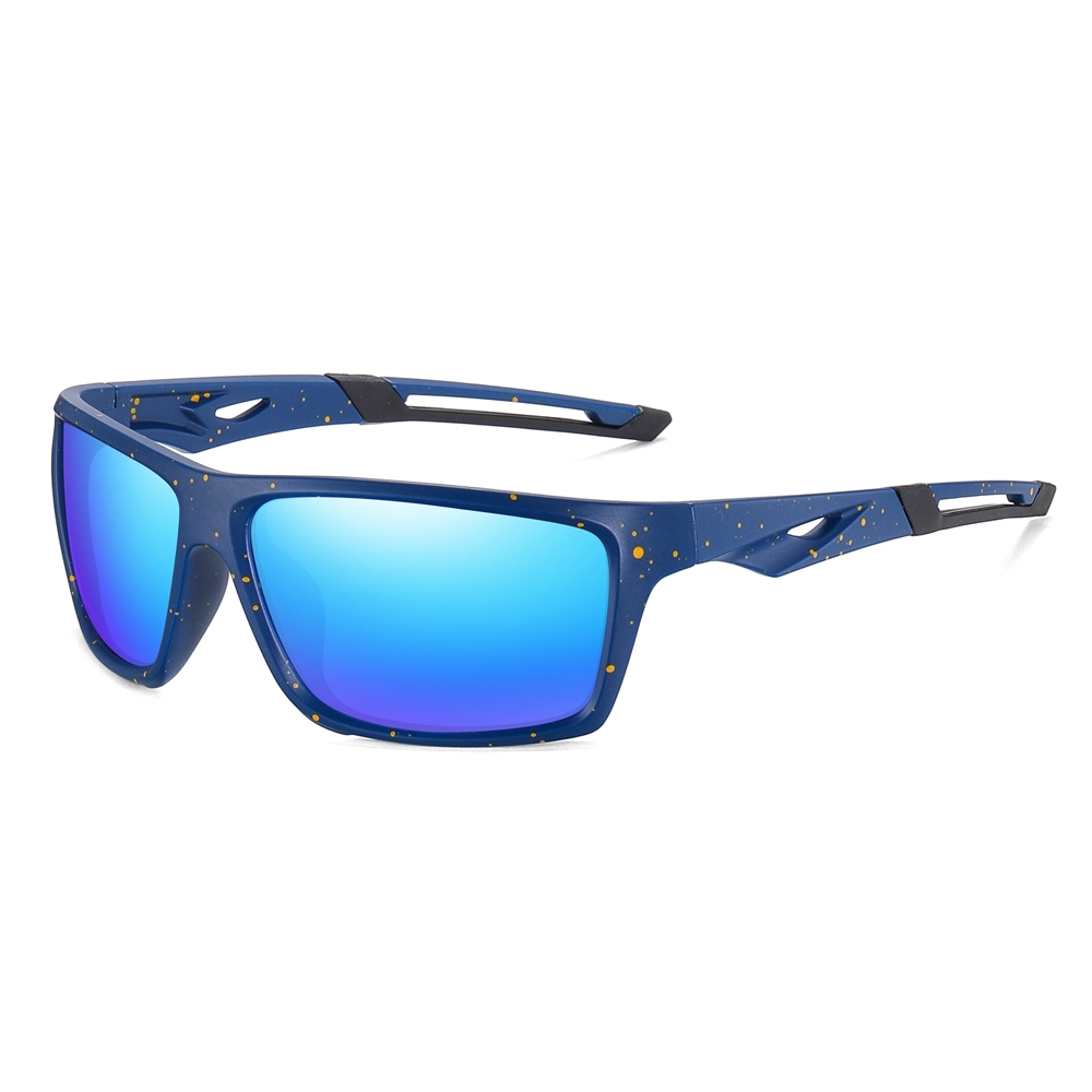 Custom Unisex Injected Sporty Casual Sunglasses with Vents Athleisure Square Polarized Glasses for Running and Hiking Eyewear Wholesale Online