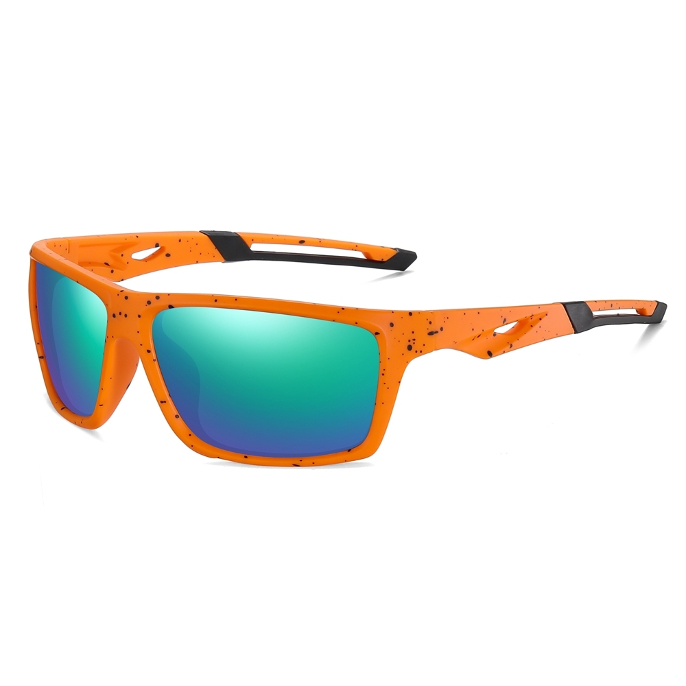 Custom Unisex Injected Sporty Casual Sunglasses with Vents Athleisure Square Polarized Glasses for Running and Hiking Eyewear Wholesale Online