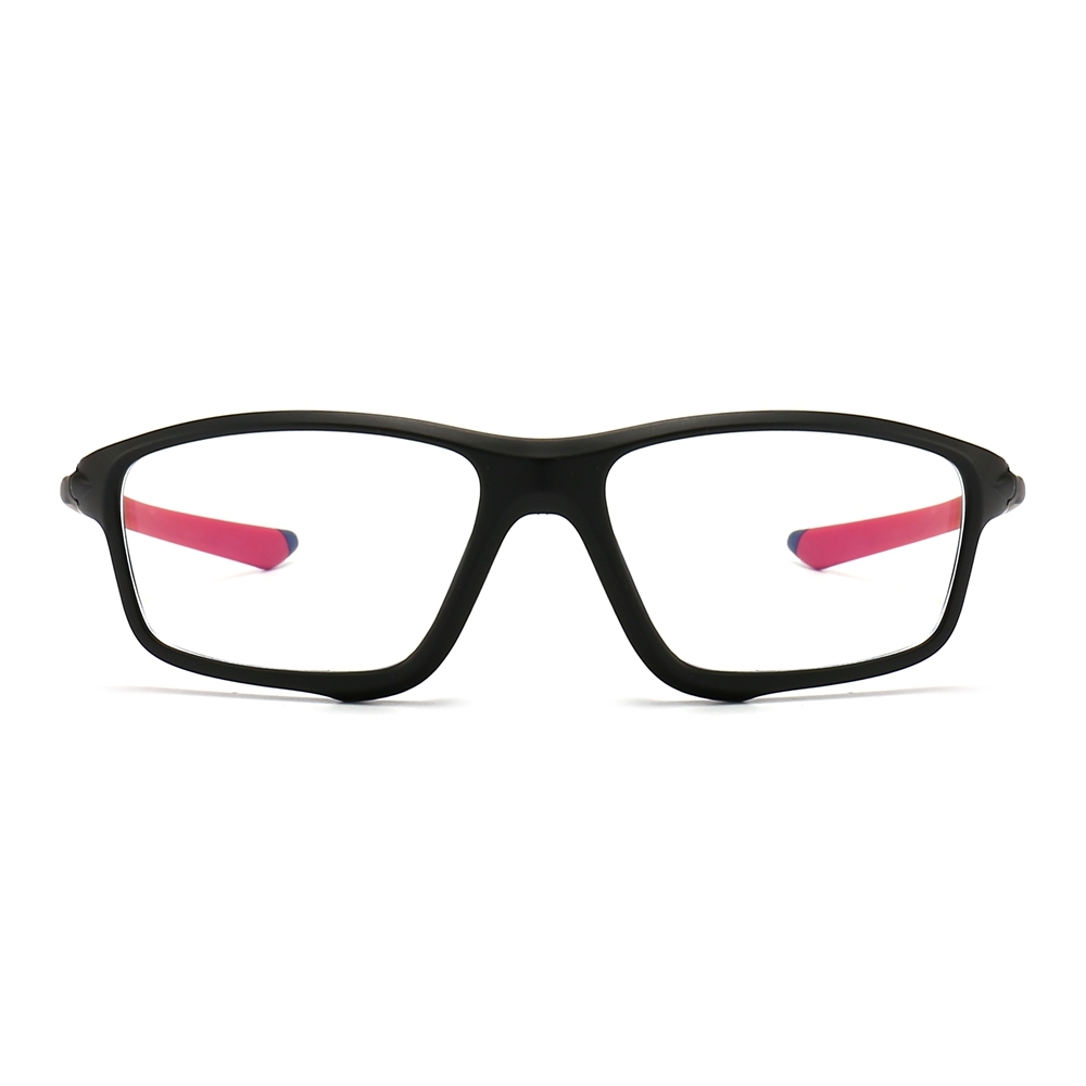 Custom TR90 Lightweight Eyeglass Frames with Straight Temples for Men RX Sports Eyewear Wholesale China Athletic Prescription Glasses Online