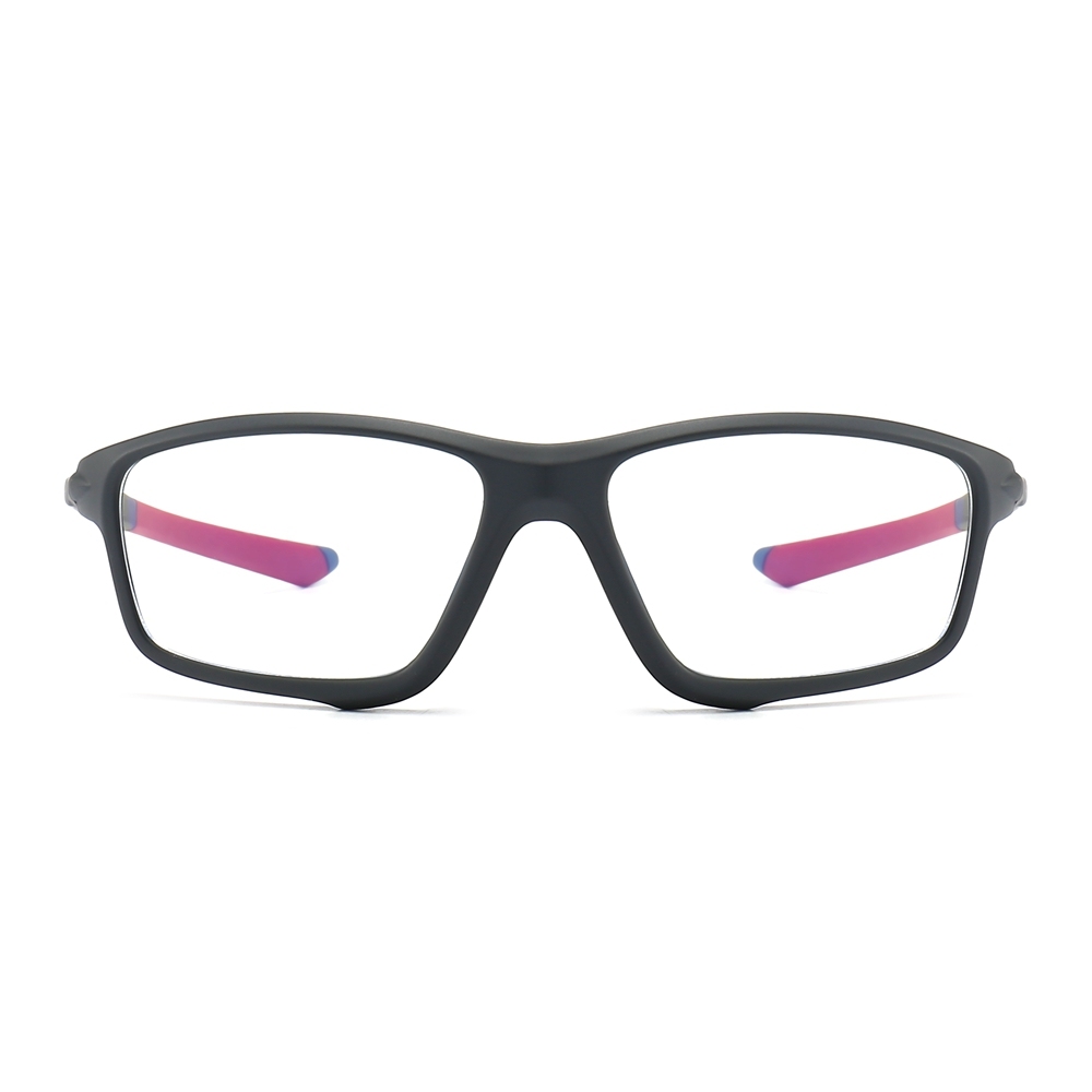 Custom TR90 Lightweight Eyeglass Frames with Straight Temples for Men RX Sports Eyewear Wholesale China Athletic Prescription Glasses Online