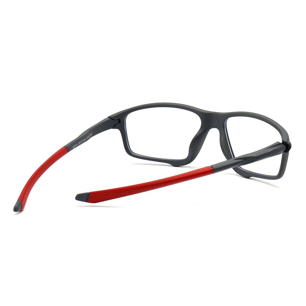 Custom TR90 Lightweight Eyeglass Frames with Straight Temples for Men RX Sports Eyewear Wholesale China Athletic Prescription Glasses Online