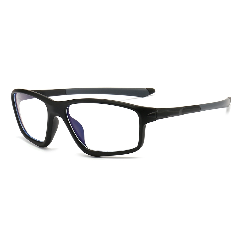 Custom TR90 Lightweight Eyeglass Frames with Straight Temples for Men RX Sports Eyewear Wholesale China Athletic Prescription Glasses Online