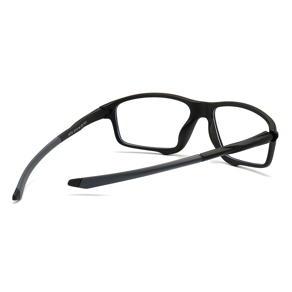 Custom TR90 Lightweight Eyeglass Frames with Straight Temples for Men RX Sports Eyewear Wholesale China Athletic Prescription Glasses Online